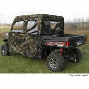Camo Polaris Ranger Crew 1000 and Crew XP 1000 3 Star Soft Full Doors and Zippered Rear Window