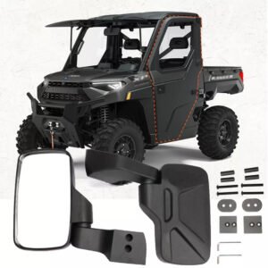 For 2020-2023 Polaris Ranger Crew 1000 Door Mounted Side View Mirrors #2889241