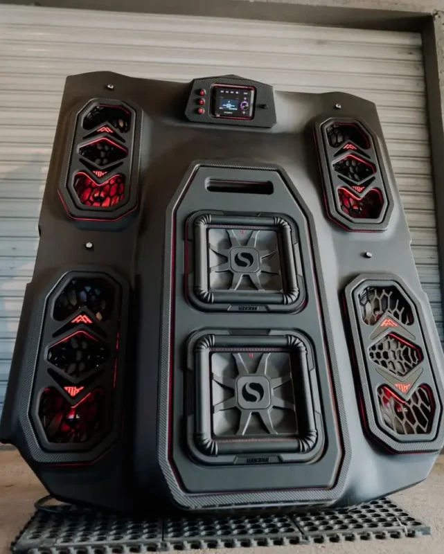 Sound system for a 2021 rzr pro xp